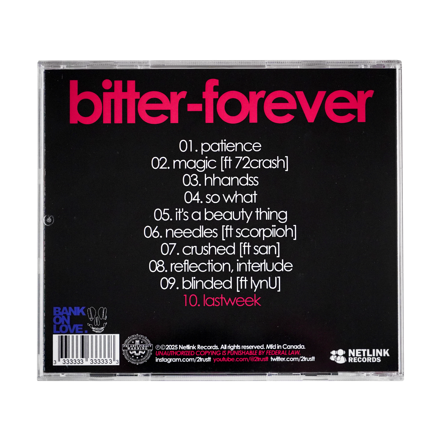 [CD] Alyx Trick - bitter-forever